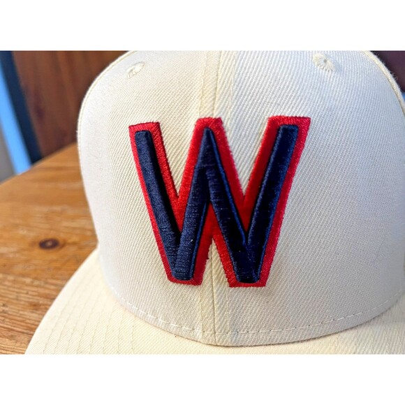 Washington Senators Baseball Hat New Era 59Fifty Fitted 7 1/8 MLB Nationals - Picture 2 of 11